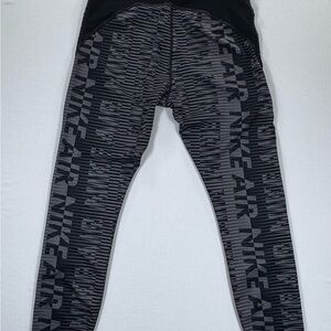 Nike Black and Gray Leggings